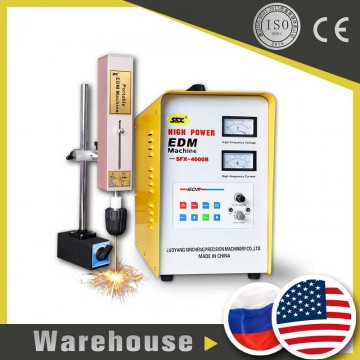High Power Portable EDM Machine SFX-4000B Comparing with Conventional Type EDM-8C