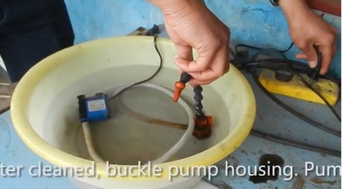 How to Clean the Water Pump of our Broken Tap Remover