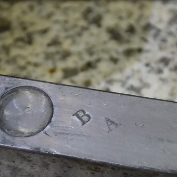 Alphabet Marking on L6 Steel