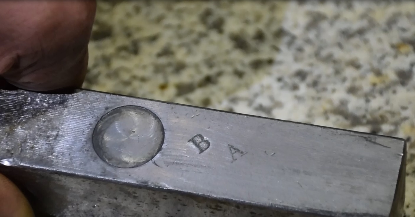 Alphabet Marking on L6 Steel