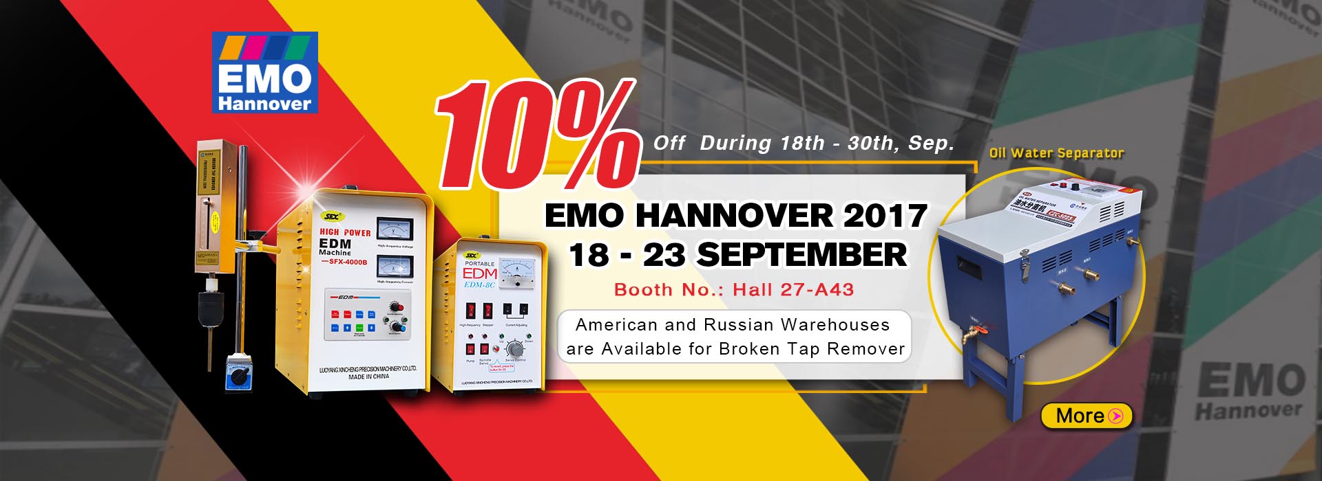 EMO Hannover 2017 – The First Day